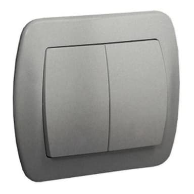 Wyłącznik Simon Akord aluminium metalizowane AW5L/26