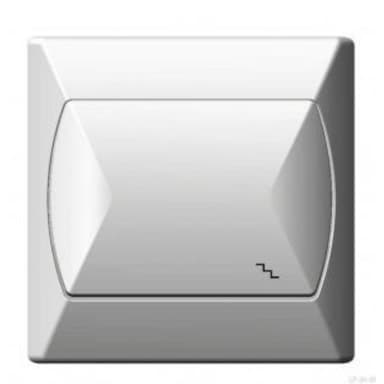 Łącznik AKCENT schodowy biały ŁP-3A/00