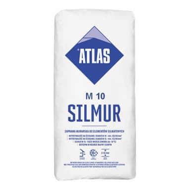 Klej do gazobetonu SILMUR M10 biały 25kg