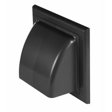 Zawór zwrotny elewacyjny osłona wywiewna fi 100 grafit