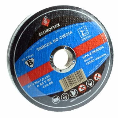 Tarcza do szlifowania metalu 180x6,8x22mm wypukła