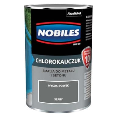 Emalia chlorokauczuk szary 0,9L