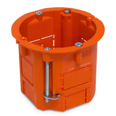 Puszka podtynkowa 60mm do g/k głęboka pomarańczowa