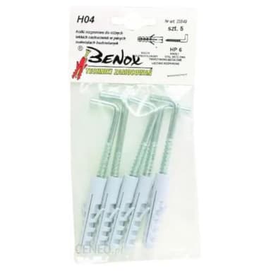 Kołek z hakiem prostym 8x40mm 8szt