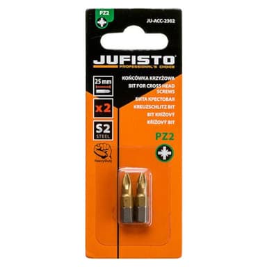 Bity PZ2x25mm tytanowa 2szt