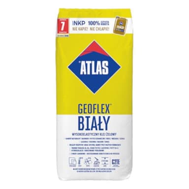 Klej do płytek Geoflex biały wysokoelastyczny 25kg