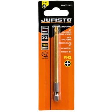 Bity końcówka wkrętakowa PH2x100mm tytanowana