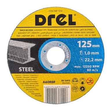 Tarcza do cięcia metalu 125x1,0x22mm