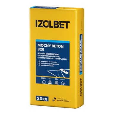 Beton B20 gotowy zaprawa cementowa betonowa wylewka cement 25kg