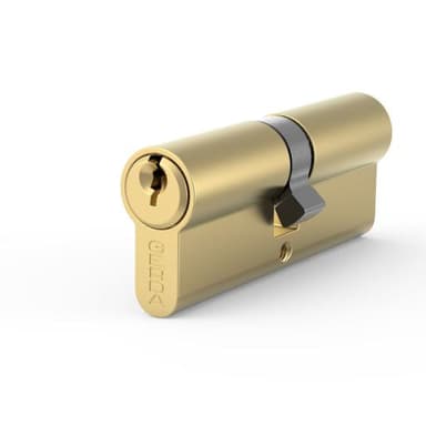 Wkładka bębenkowa 30/35 WKE1 klucz-klucz mosiądz