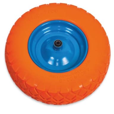 Koło do taczki PIANKOWE 4,00-8 pełne pomarańczowe