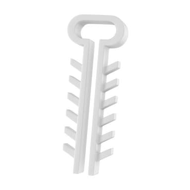 Uchwyt do przewodów płaskich kablowy biały USMP-2 3x1,5mm2 100szt