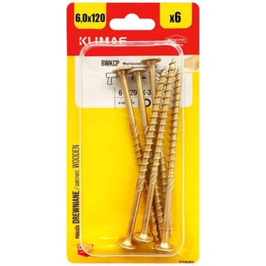 Wkręt ciesielski talerzyk 8x40mm 10szt