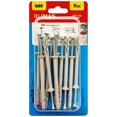Kołek szybki montaż sm 6x80mm 11szt