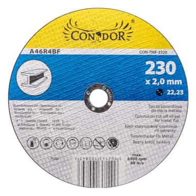 Tarcza do cięcia metalu 230x2,0x22,2mm