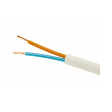 Przewód mieszkaniowy OMY 2x1,5mm2 biały 300/300V 100mb