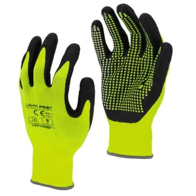 Rękawice nitrile żółto czarne rozm 7