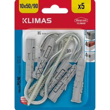 Kołek rozporowy z hakiem sufitowym 10x50mm 5szt