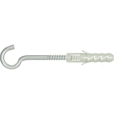 Kołek ramowy z hakiem sufitowym 10x140mm 2szt