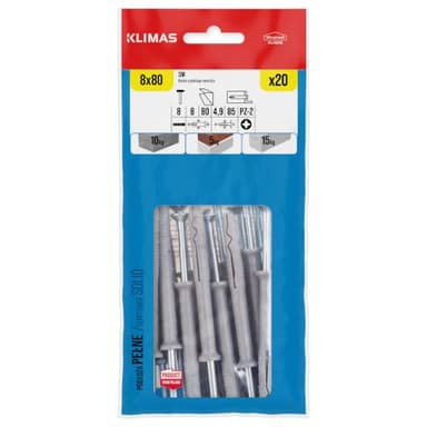 Kołek sm 8x80mm worek 20szt