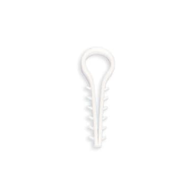 Uchwyt szybkiego montażu okrągły kablowy biały USMO-10 100szt