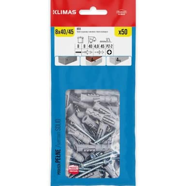 Kołek rozporowy z łbem stoż 8x45mm worek 50szt