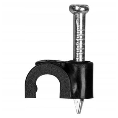 Uchwyt flop KLIP 12 czarny 100szt