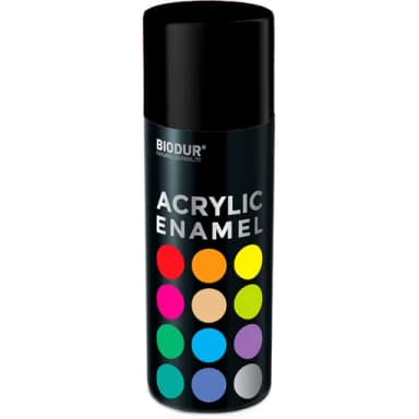 Emalia akrylowa CZARNY połysk spray 400ml RAL9005