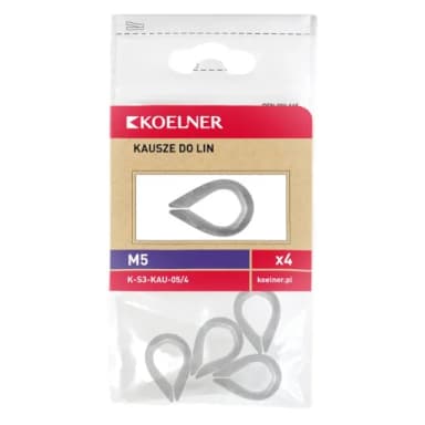 Kausza do lin 5mm 4szt