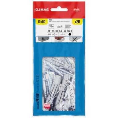 Kołek rozporowy z łbem sześciokątnym 10x60 20szt