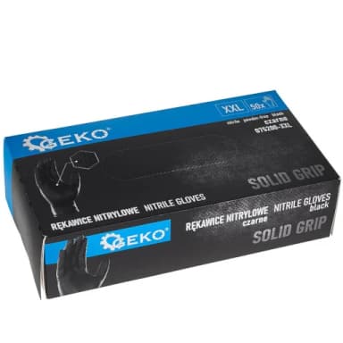 Rękawice nitrylowe rozm XXL SOLID GRIP 50szt