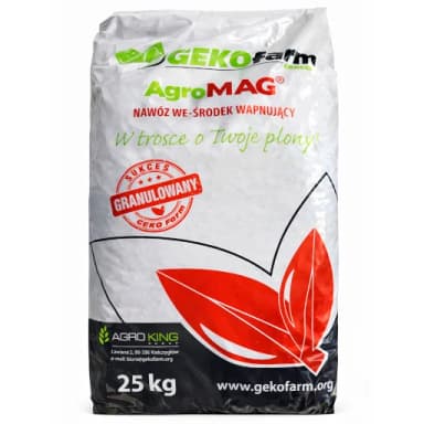 Wapno nawozowe magnezowe granulowane CaMg(CO3) 30-16 3-6mm 25kg