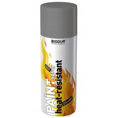 Emalia żaroodporna srebrna spray 600stopni 400ml